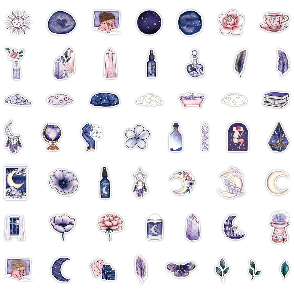 50 Pictures of Magical Magic Graffiti Stickers Suitcase Car Laptop Skateboard Mobile Phone Waterproof Decorative Stickers