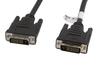 Kabel DVI Lanberg DVI-D (24 + 1) M/M 1,8m schwarz