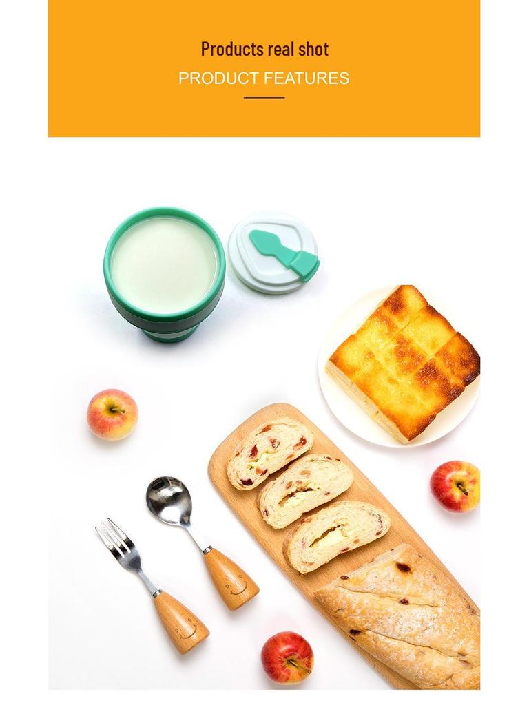 350ml Portable Silicone Collapsible Cup with Lid - High Temp Resistant & Anti-Scald Coffee Mug