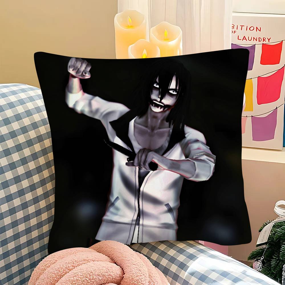 

pc UUrban Killer Jeff Pillow Case Fashion Square Pillowcase Bedroom Sofa Room Ins Decoration Leisure 40x40cm