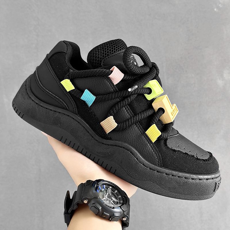 

Мужские роскошные массивные кроссовки 2023, дышащая сетчатая обувь для мужчин, спортивная повседневная обувь для бега, фитнеса и скейтбординга 44 чёрный