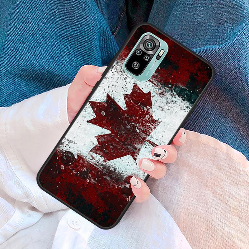 Canada Canadian Flag Case For Xiaomi Redmi Note 11 10 9 8 12 Pro Plus 9S 10S 11S 12S Cover For Redmi 12C 10 9 C