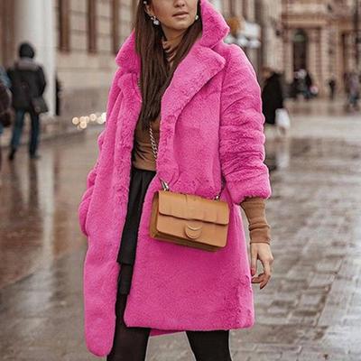 Womens Winter Teddy Bear Faux Coat Jackets Ladies Warm Jumper Outwear