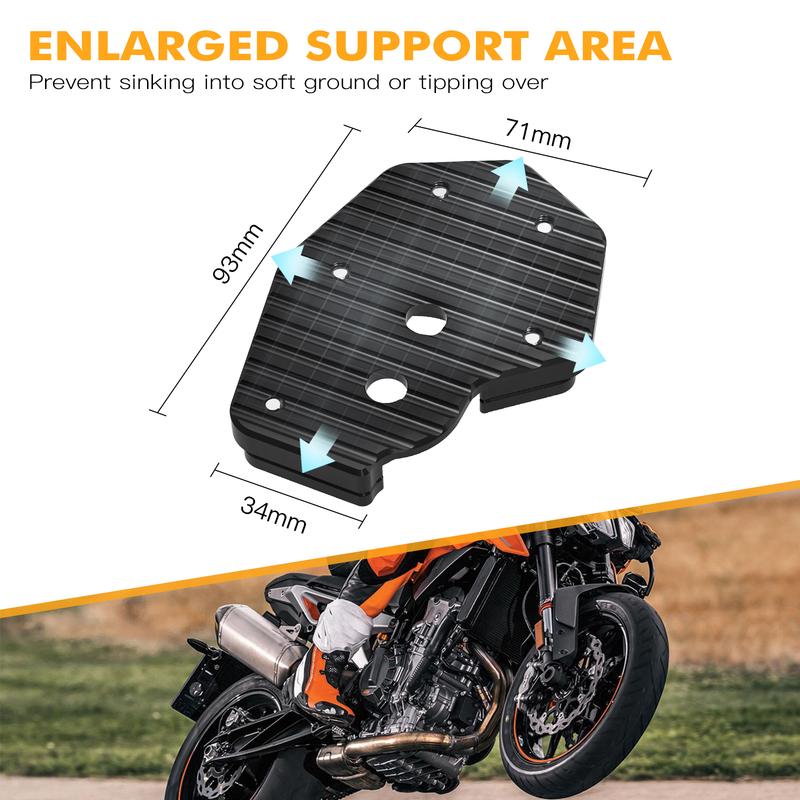 Footstand Enlarger Kickstand Pad For KTM 690 Enduro R SMC R 790 890 Adventure R/Rally 1290 ADV R Husqvarna 701 Enduro Norden 901