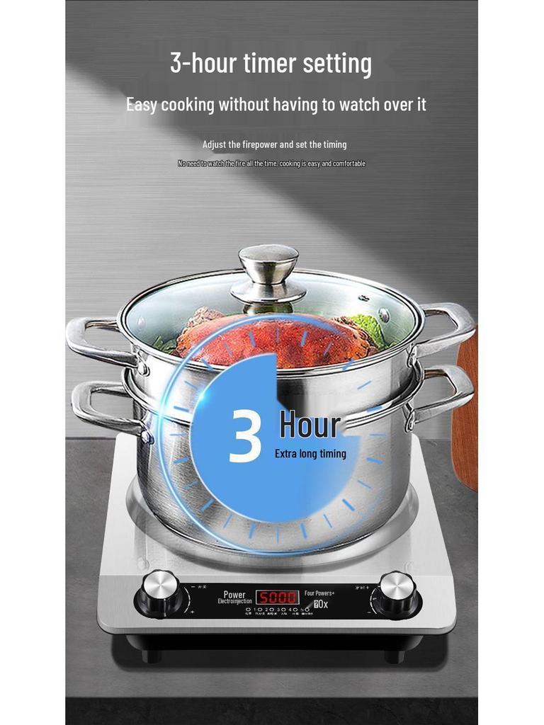 Vysoce výkonný multifunkční zapuštěný indukční vařič pro domácí a komerční použití Shabu-Shabu a Stir-Fry