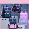 Childrens Large Capacity Childrens Backpack With Striped Pattern For School Use