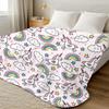 1Pc Cute Rainbow unicorn Print soft Thin Blanket Flannel Decoration Suitable for sofas bedrooms air-conditioned rooms  Gifts