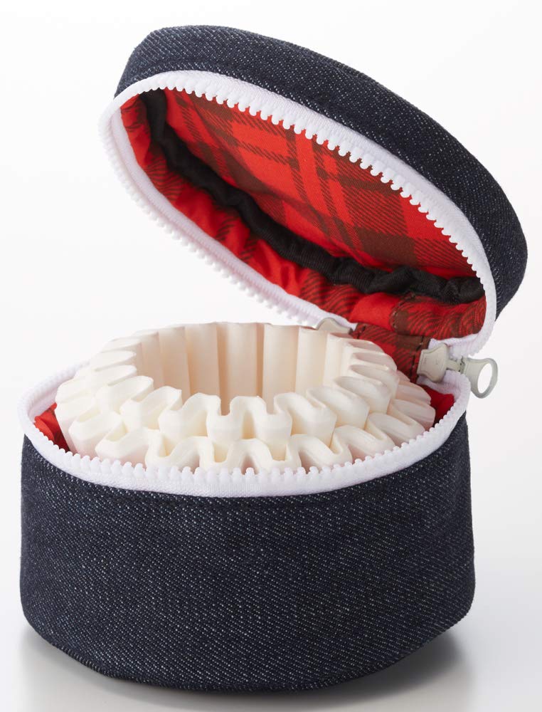 Kalita Coffee Paper Filter Case that brings out the flavor Wave Filter for Check Stylish Camping Outdoor Coffee Shop Antique Wedding Gift Present