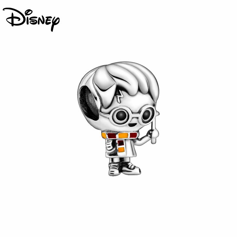 925 Silver Pendant Mickey Winnie Cute Series Charms Beads Fit Bracelet Necklace Women DIY Festival Luxury Jewelry Gifts