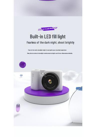 HD Retro Mirrorless CCD Flip Screen Camera for Students & Vloggers