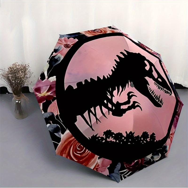 1pc Dinosaur Jurassic Windproof Automatic Windproof Umbrella, Lightweight for Women/Men, Perfect Christmas Gift 0811270