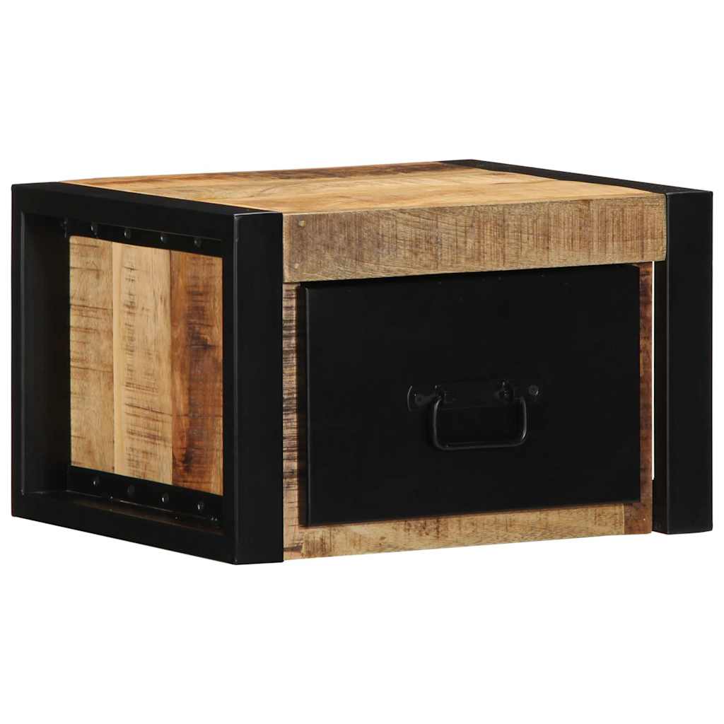 Nightstands 2 pcs 40 x 35 x 25 cm Rough Solid Mango Wood