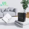 45W Multi-Port Phone Charger with Digital Display, 2A+2C, 3.1A, EU/UK Plug