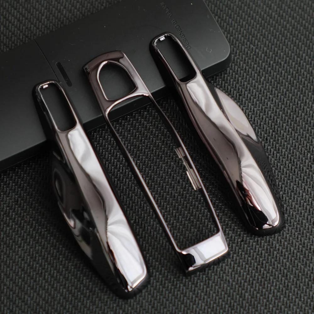 Auto Smart Remote Key Case Fob Covers Set Shell voor Porsche Panamera Spyder Carrera Macan Boxster Cayman Cayenne 911 970 981 991