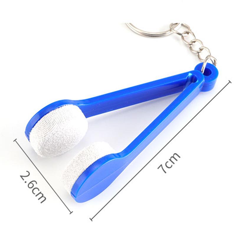 Ultra Fine Fiber Double-Sided Glasses Cleaning Brush, Mini Portable Carry On, Specialized For Cleaning Sunglasses Lenses