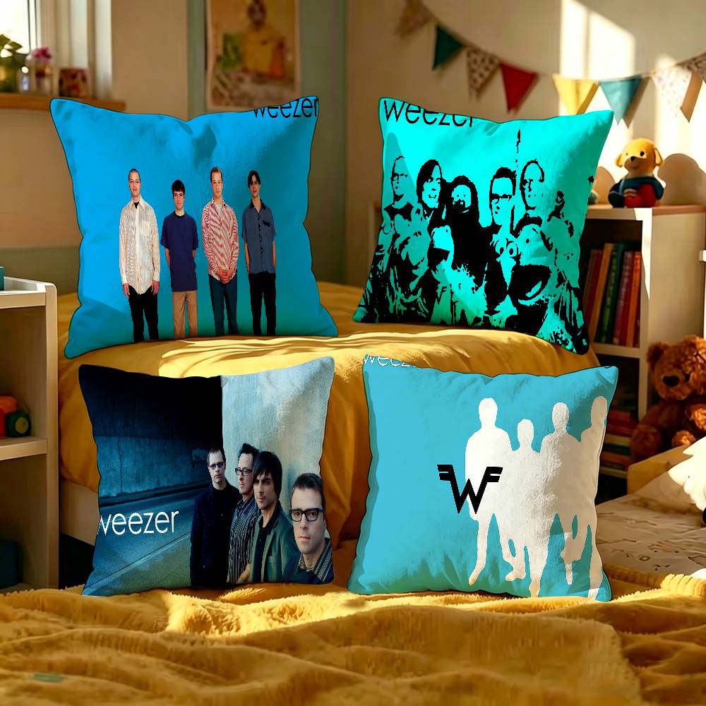 Rock Band W-Weezer Cushion Cover Decorative Pillow Sofa Home Decor case pillow cases