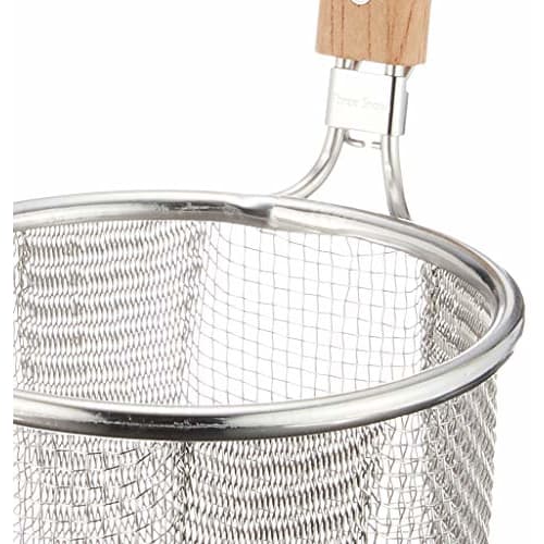 Three Snow Tsukemen Drainer, 16cm, 18-8 Stainless Steel, Commercial Grade, Ramen Drainer, Tsubame-Sanjo, Made in Japan, Three Snow Shinkoshi Works, 10