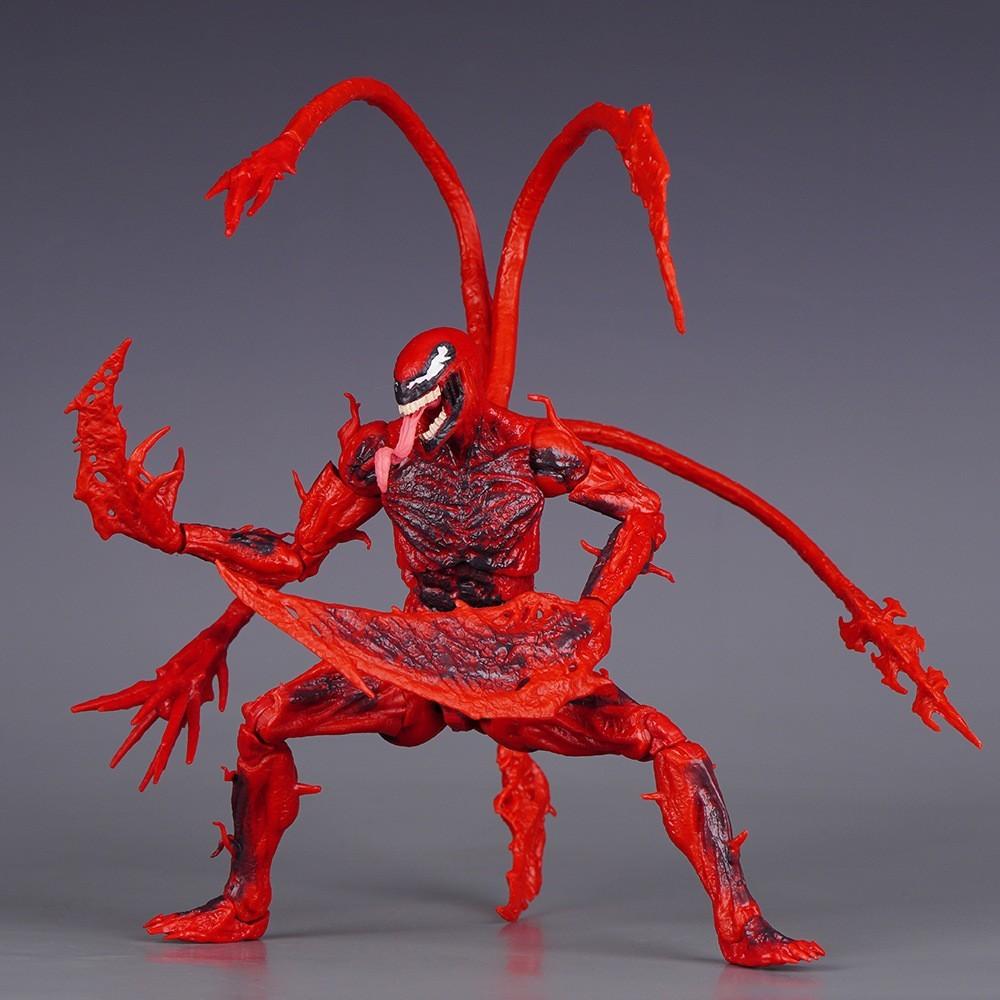 Carnage Marvel Comics Action Figure 8in Pvc Collectible Model For Fans And Collectors