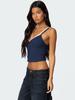 Sexy Lace Spliced Camisole With Double Straps For Street Style Women