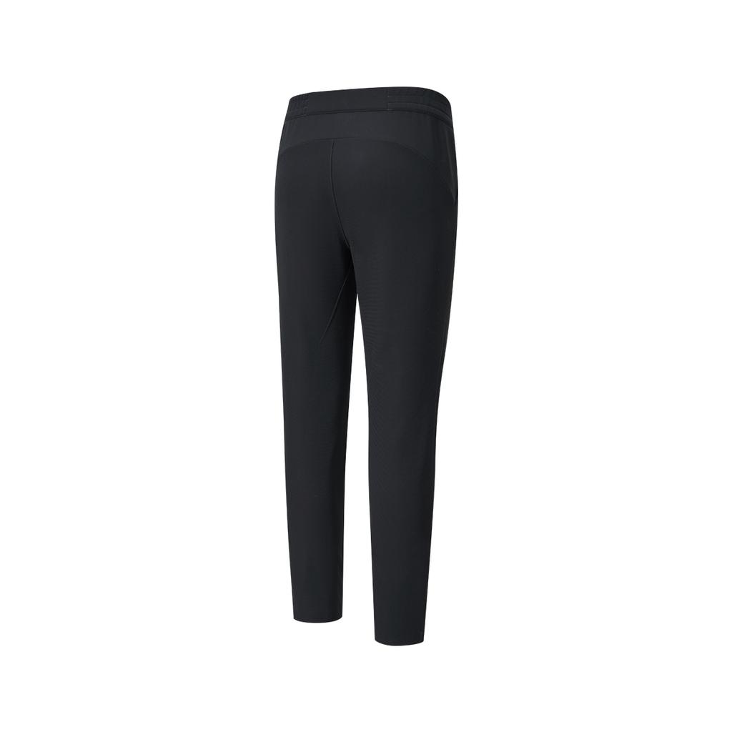 SAUCONY Sports Lifestyle Series Solid Color Simple Soft Stretch Slim Straight Knit Pants Women Pants Black SC1240072A-BK01