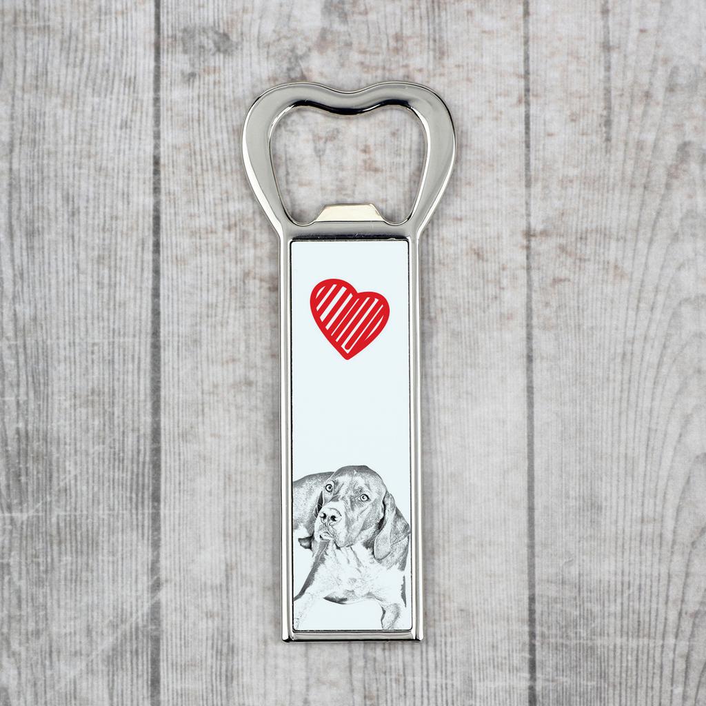 English Pointer I – Bottle opener with a dog, personalized fridge opener | Art-Dog