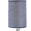 Metallic Embroidery Threads Glittery Thread Spool Polyester Sewing Thread for Embroidery Quilting Ideal Sewing ( 0.3-0.4-0.5mm )