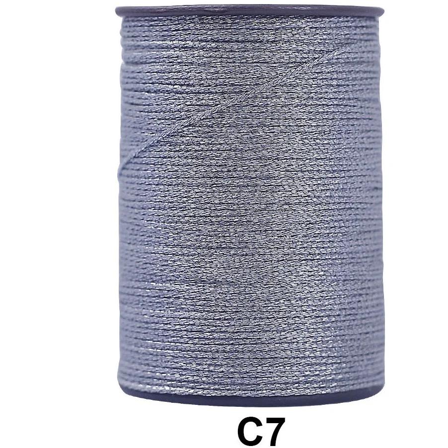 Metallic Embroidery Threads Glittery Thread Spool Polyester Sewing Thread for Embroidery Quilting Ideal Sewing ( 0.3-0.4-0.5mm )