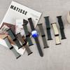 Watch Band For Apple Watch Series 10 Ultra 9 8 7 SE 6 5 4 3 2 1 46mm 49mm 45mm 44mm 42mm Magnetic Buckle Leather Nylon Wrist Strap