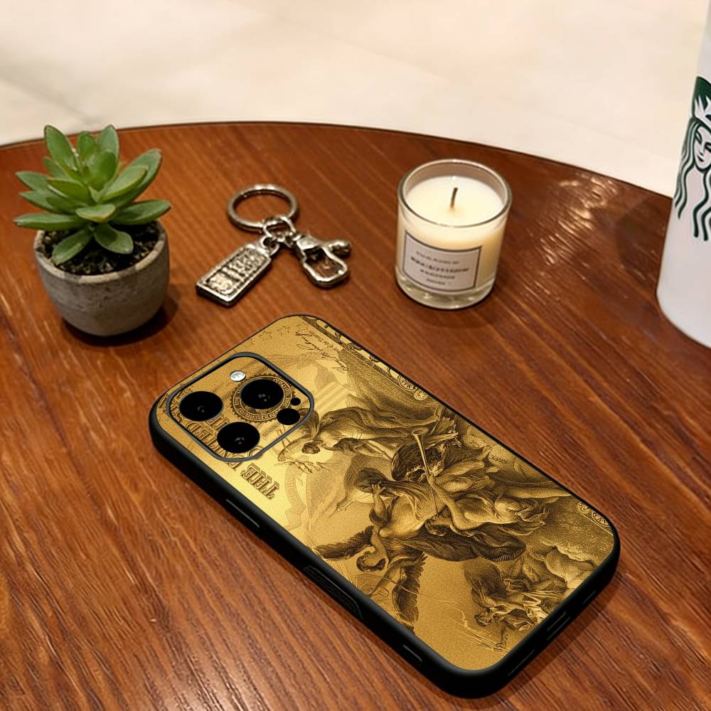 

Gold Coins and Cash Phone Case For iPhone 17,16,15,14,13,12,11 Plus,Pro Max,XS,Soft Silicone Black Cover iPhone12