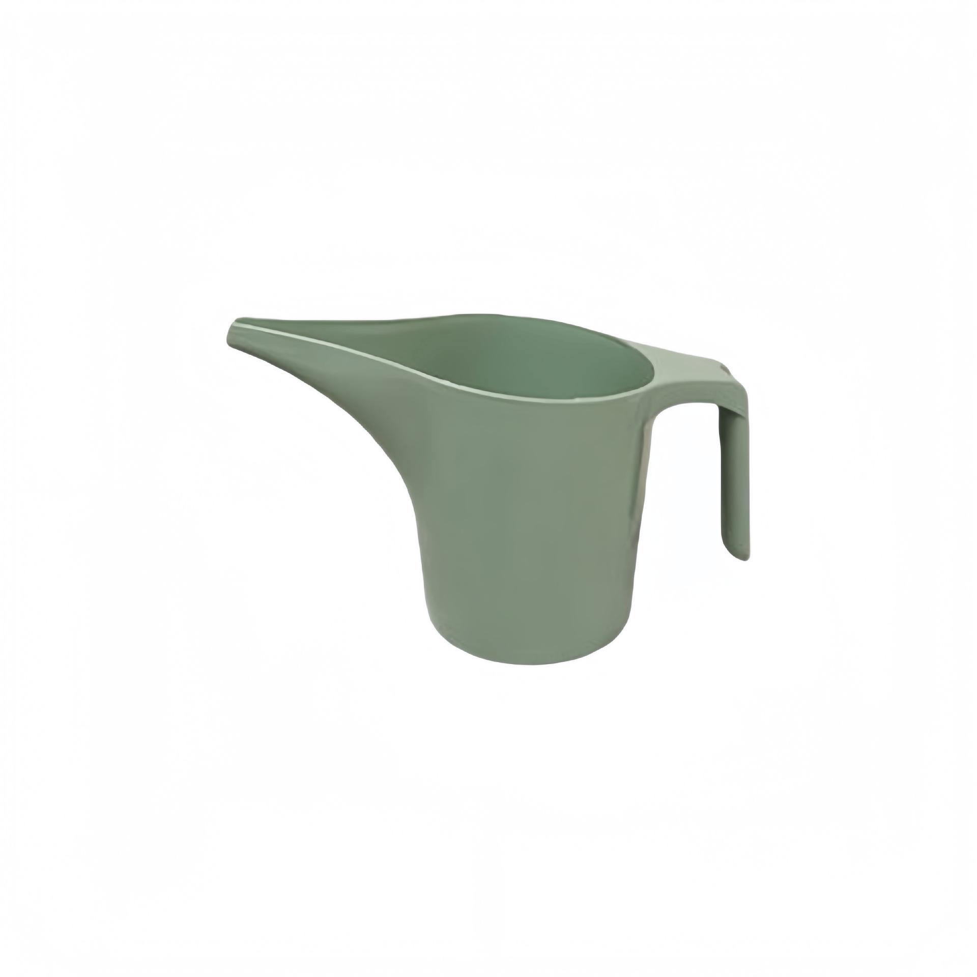 Nordic Style Long Spout Watering Can for Succulents - Large Capacity Plastic Sprinkler зелёный