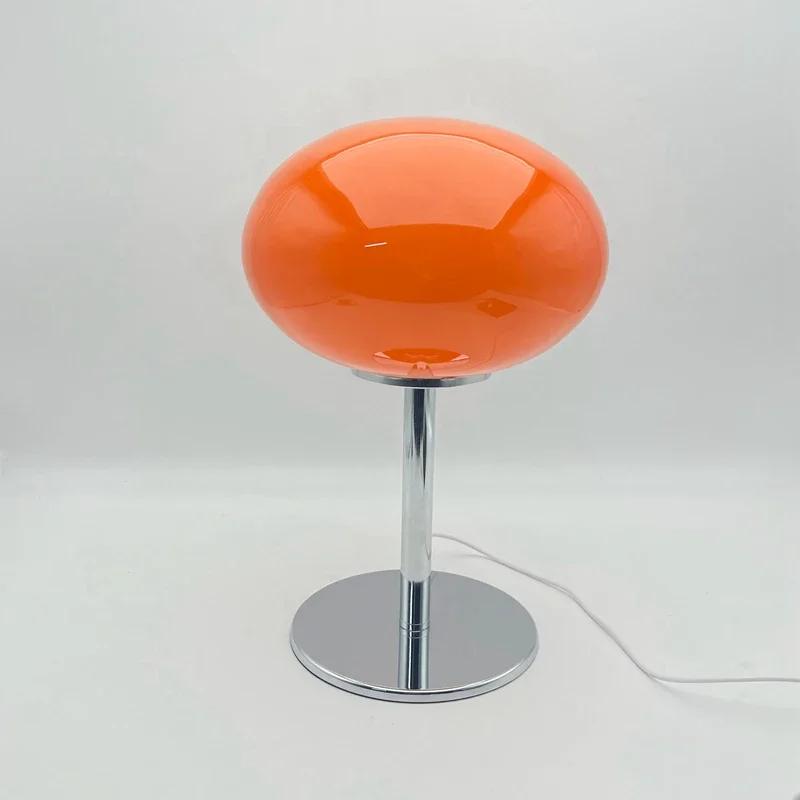 

Итальянский дизайнерский декоративный настольный светильник в виде леденца для спальни, прикроватная лампа для девочки, минималистичные скандинавские светодиодные ретро-стеклянные витражные настольные лампы