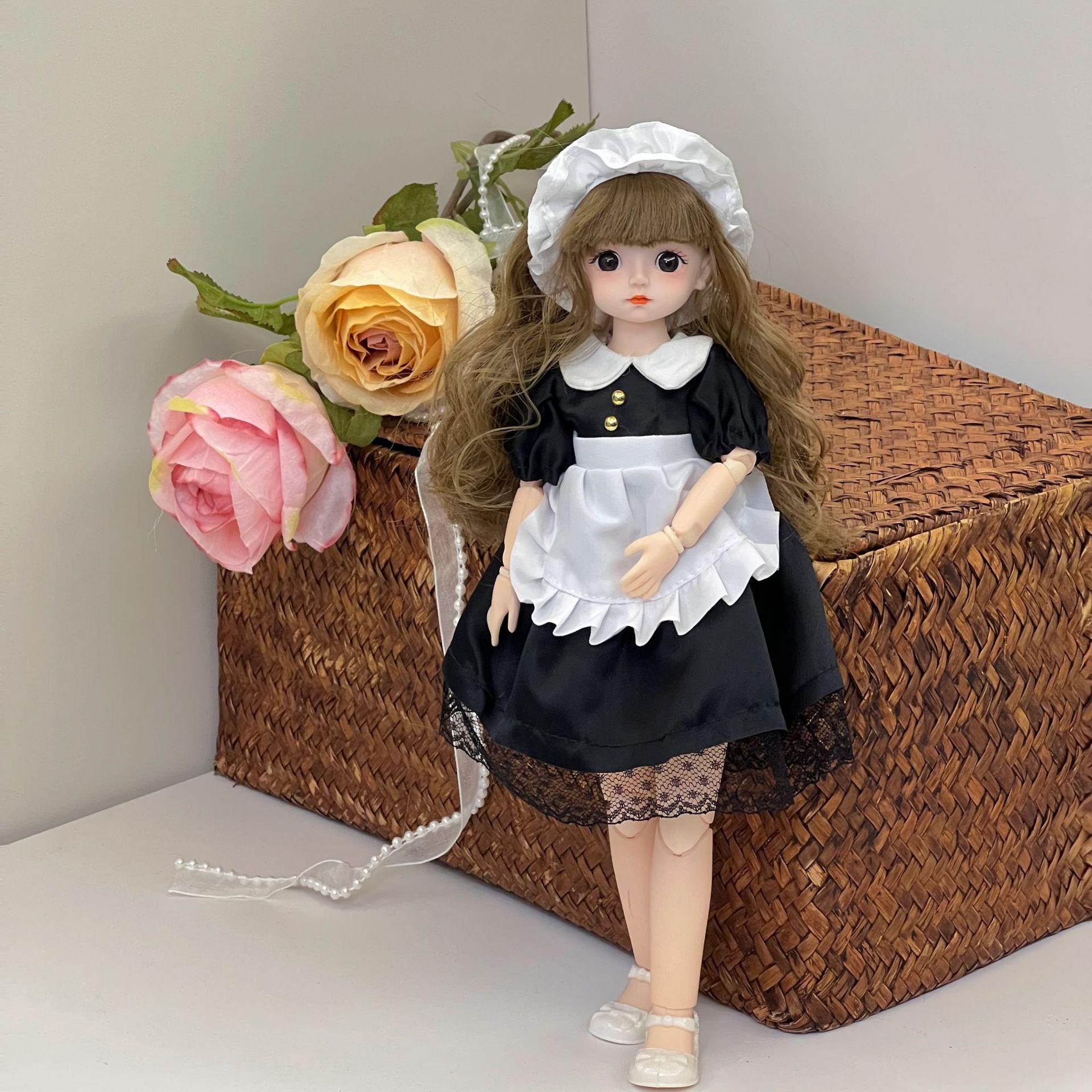 

30см BJD Кукла Девочка Игрушка для Детей Ретро Классическое Свадебное Платье Лолита Благородный Кролик Праздничный Подарок на День Рождения