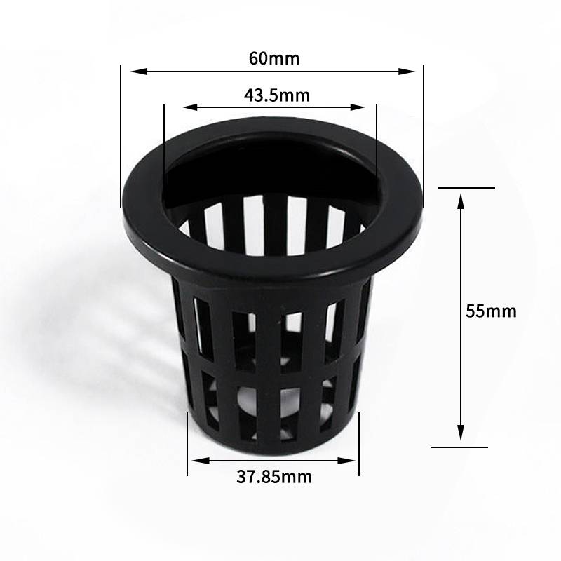 50Pcs Hydroponic Soilless Mesh Net Basket Plant Vegetable Growing Nursery Cup Pot Sponge Fixator Container Aeroponic Veg Planter