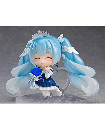 Nendoroid Character Vocal Series 01 Hatsune Miku Snow Miku Snow Princess Ver. Nem méretarányos ABS és PVC festett mozgatható figura