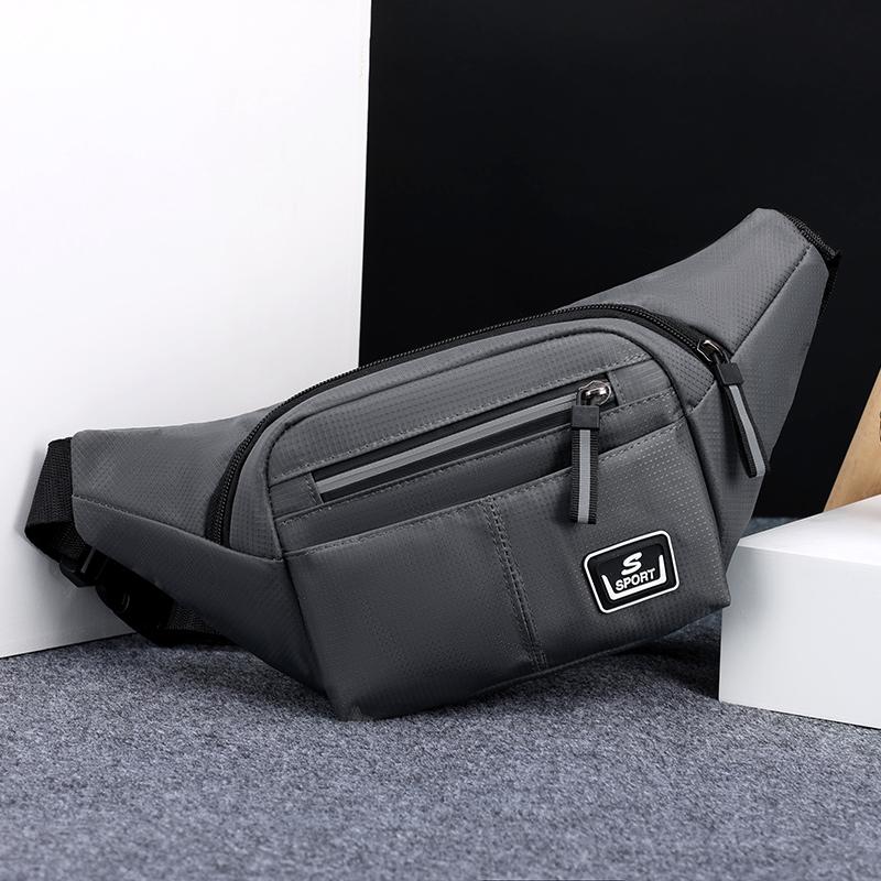 New  Multi Layer Men's Waist Bag Outdoor Leisure Sports Women's Chest Bag Travel Mobile Wallet