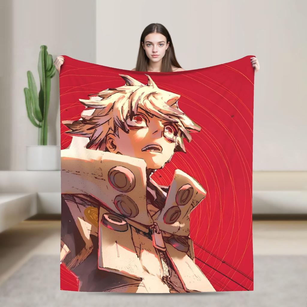 Gachiakuta Manga Rudo Decke Qualität Warm Weich Überwurfdecke Winter Flugzeugreise Wohnzimmer Lustige Tagesdecke