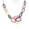 NOA [K0171] - Designer Necklace 'Coloring' Pink Yellow Black