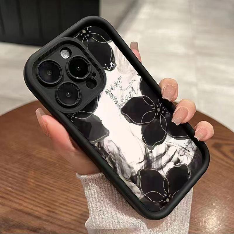 

Ink Wash Flower Phone Case for iPhone 17 Pro Max/16/15/14/13 Pro iPhone 7