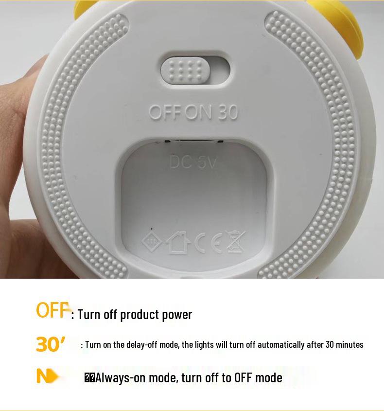 Little Duck Silicone Night Light & Stress Relief Lamp