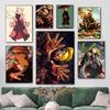 Anime Character Deidara N-Naruto Posters HD Print Vintage Wall Art Decor for Home Study Room