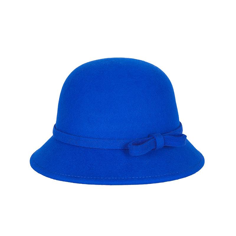 2025 Women’s Pure Wool Felted Cloche Hat Winter Warm Bowl Cut Bucket Cap for Outdoor Chic Autumn Winter Fashion