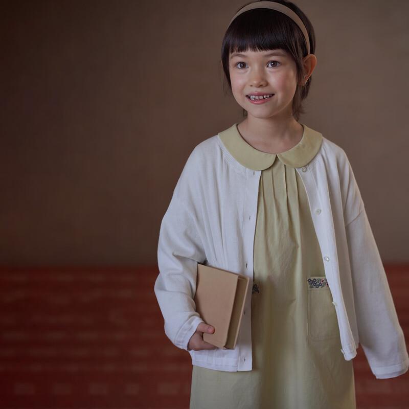 Hacikis Girls  Cotton Knit Cardigan 140