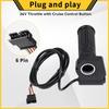 GregYoung 36V Electric Bicycle Throttle Replacement with Cruise Control Button,Compatible with Jetson Bolt Pro Electric Bicycle