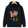 Dětské Anime Stumble Guys Mikiny s kapucí Pulovr s dlouhým rukávem Chlapci Dívky Herní potisk Mikiny Stumble Guys Dětská Mikina Topy