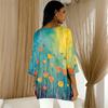 Women's 3/4 Sleeve Shirts Graphic Tees Shirts Casual Basic Tops Pullovers