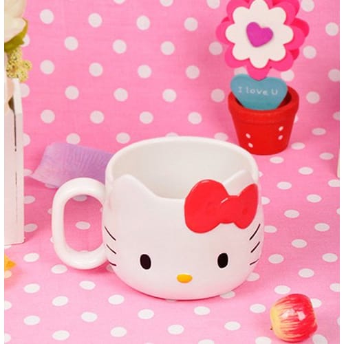 Skater Die-Cut Mug 240ml Hello Kitty Sanrio KD1