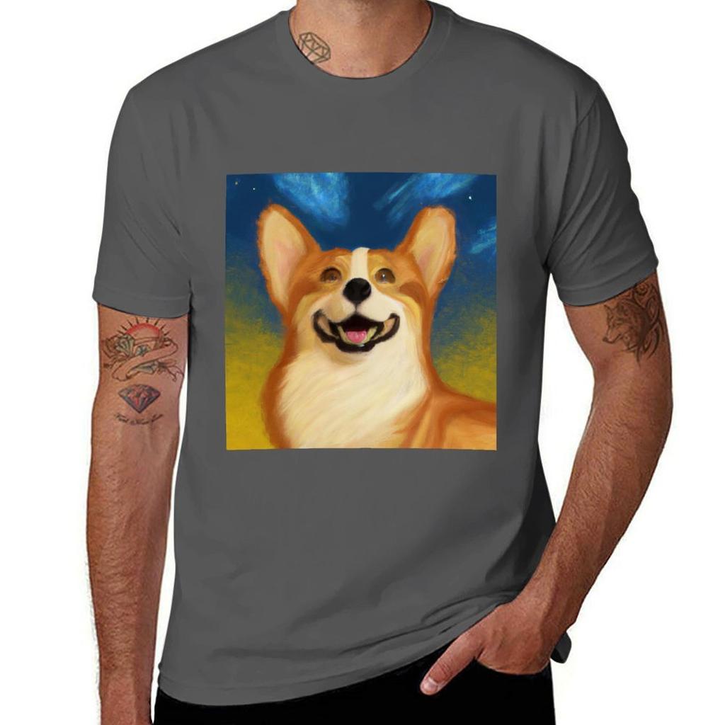 Happy Corgi 4 Tshirt Unisex T Shirt Cotton Unisex T Shirt Cotton 100 Tshirt