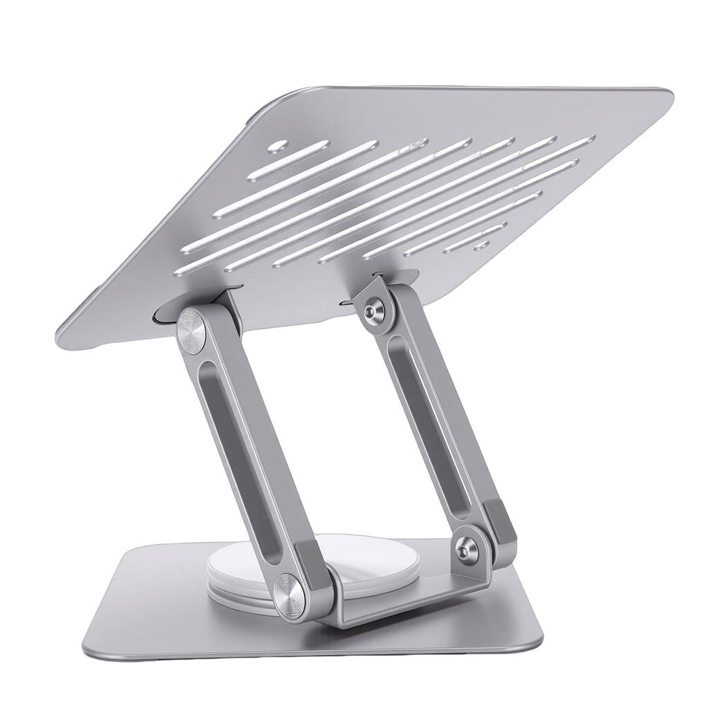 Swivel Tablet Stand 360 Degrees  Rotating Tablet Holder Adjustable Multi Angle for All Tablets 13 Inches and Below