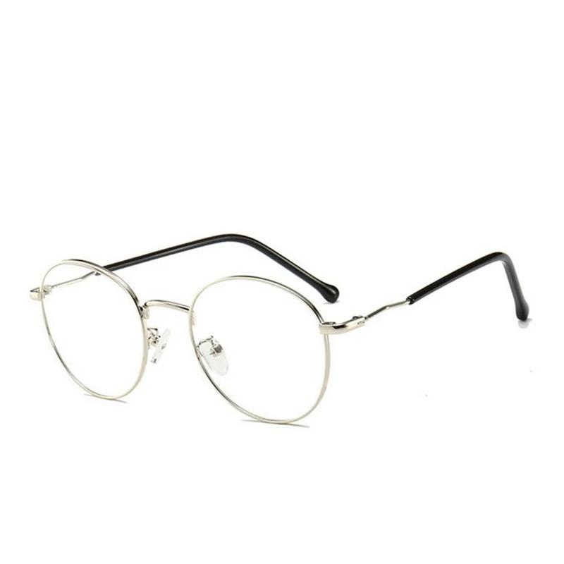 

Rose Gold Frame Oval Optical Prescription Glasses Anti Blue Light/Photochromic/ Myopia/Hyperopia/Progressive/Bifocal Eyeglasses Single Version&1.56&None серебряный