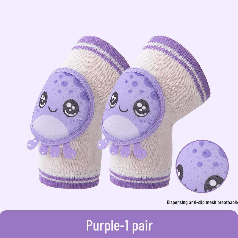 

Дитячі наколінники для повзання з нековзною підошвою - Легкі захисні рукави для весни та літа One Size (Leg Circumference 14-28cm) For 0-4 Years